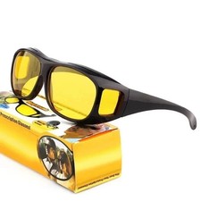 Night Driving Glasses HD Anti Glare Vision Polarized Yellow Lens Tinted Unisexs