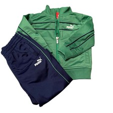 Puma Baby Boys 2pc Jacket Pants Set Sz 12M Casual Sport