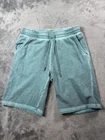 Oakley Shorts Mens XL Green Regular Fit Fleece Sweat Shorts Cotton Blend Drawstr