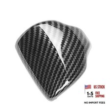 Carbon Fiber ABS Car Center Gear Shift Head Cover Trim, Center Console Gear