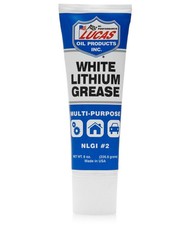 Lucas White Lithium Grease Squeeze Tube, 8oz  10533