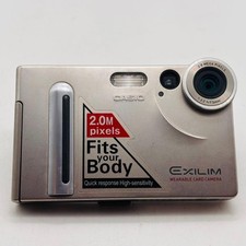 CASIO EXILIM EX-S2 Silver Compact Digital Camera 2.0MP From Japan