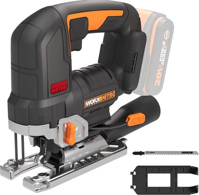 WORX Nitro WX542.9 Akku-Pendelhub-Stichsäge 20V - Bürstenloser Motor - Ohne Akku