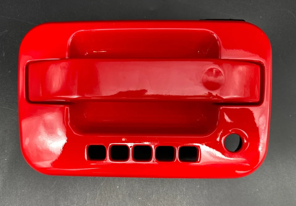 Juego de manijas de puerta delantera Ford F150 2009-2014 rojo carrera (PQ) Foto 3 de 4