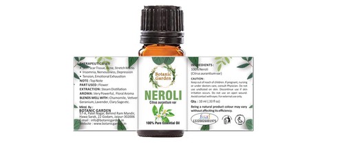 Aceite esencial de neroli o cítricos aurantium para estrías aceite 100 % puro - Imagen 2 de 9