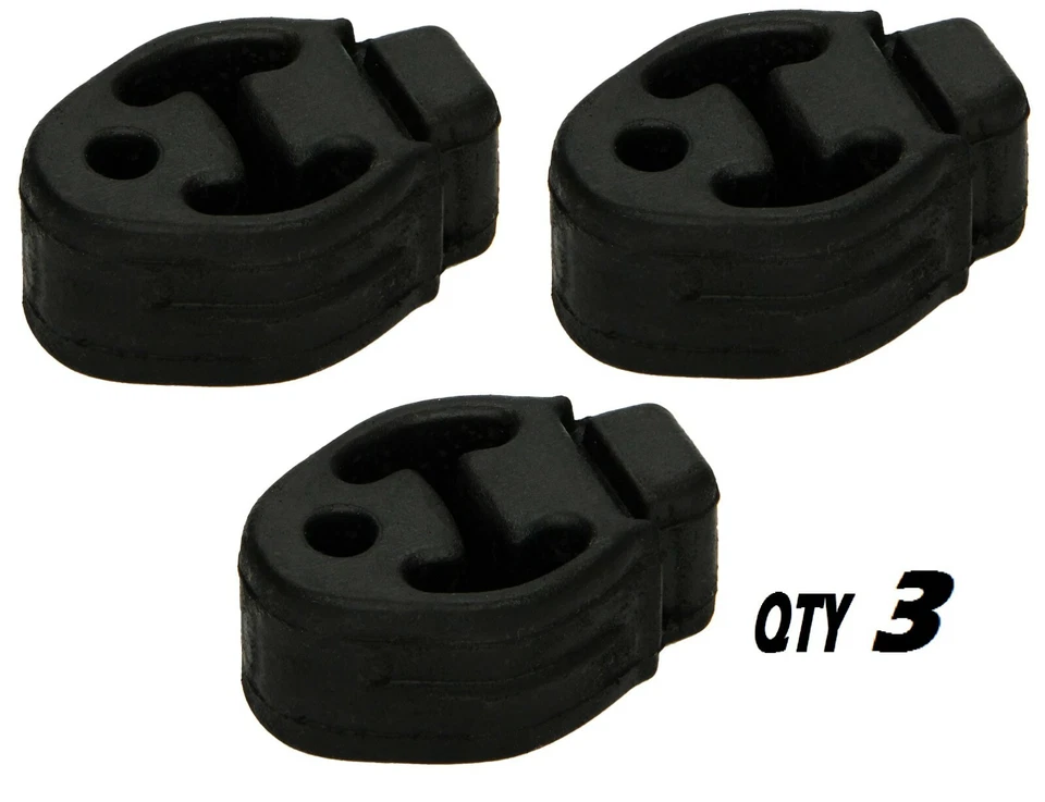 Pour Volvo V50 2003-2012 - 3 X Remplacement Support Échappement Caoutchouc - Photo 1/1