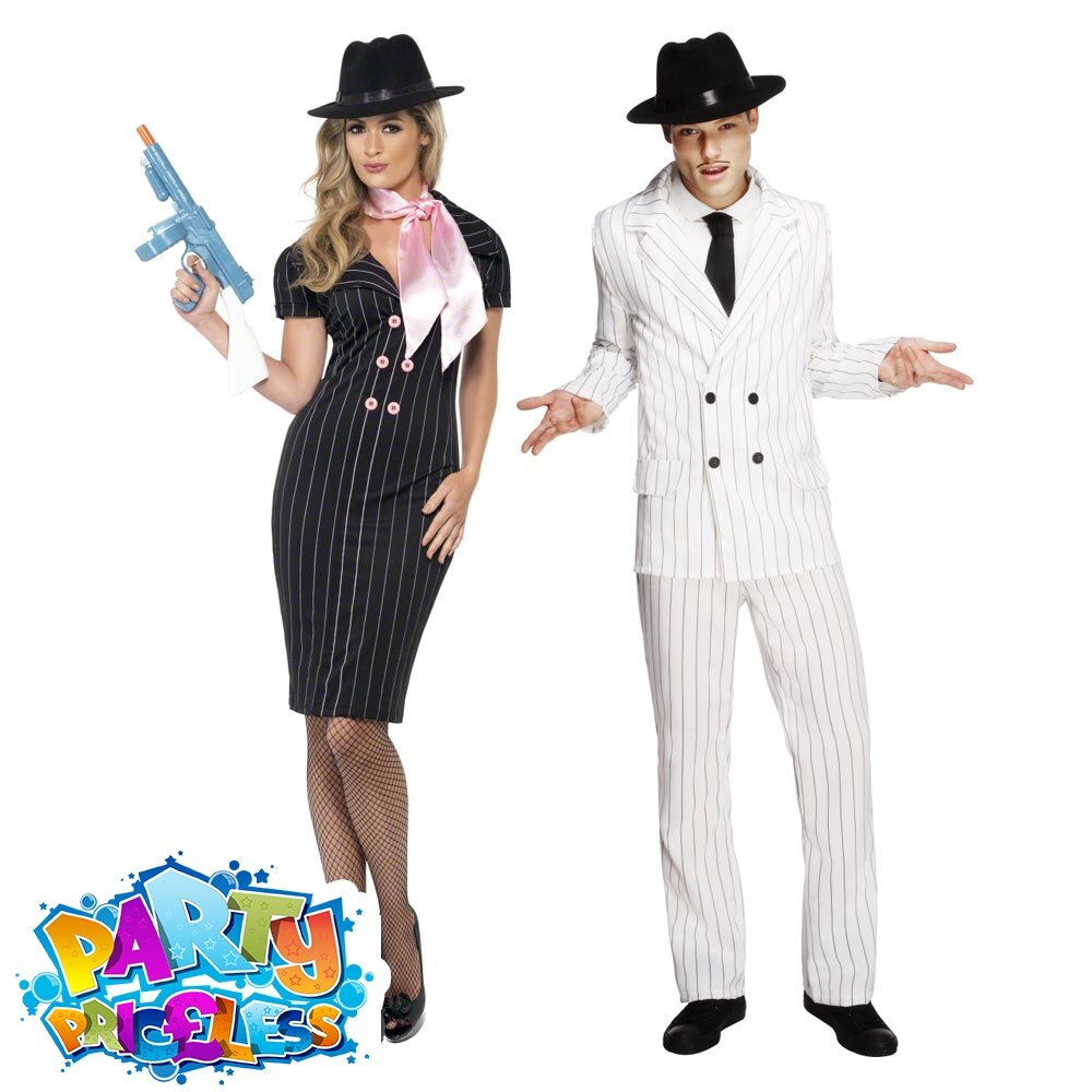 Gangster Couple Costume S L1200