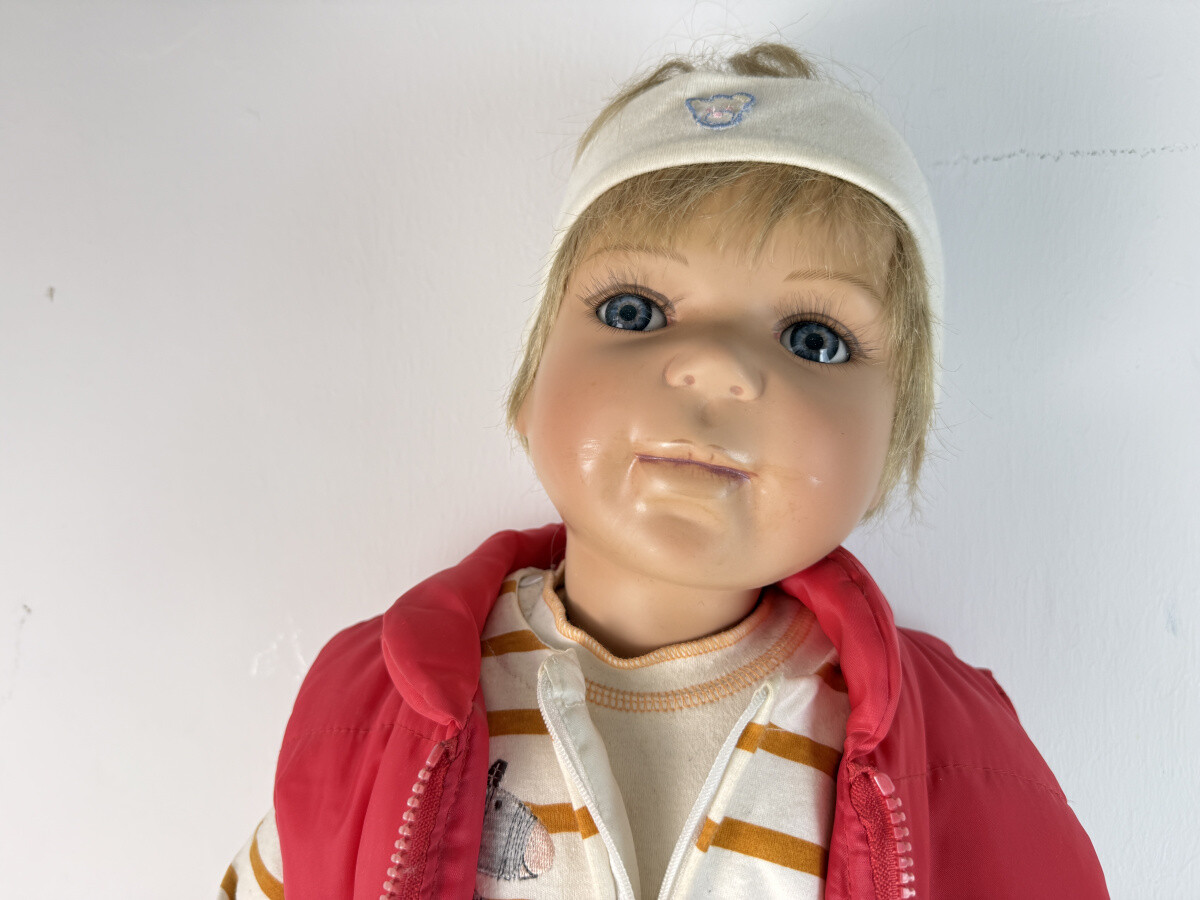 INGE TENBUSCH PORCELAINE Poupon de Collection Poupée 50 Cm. État