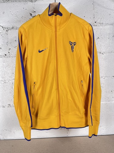 VINTAGE Nike Jacket Mens Yellow Purple 