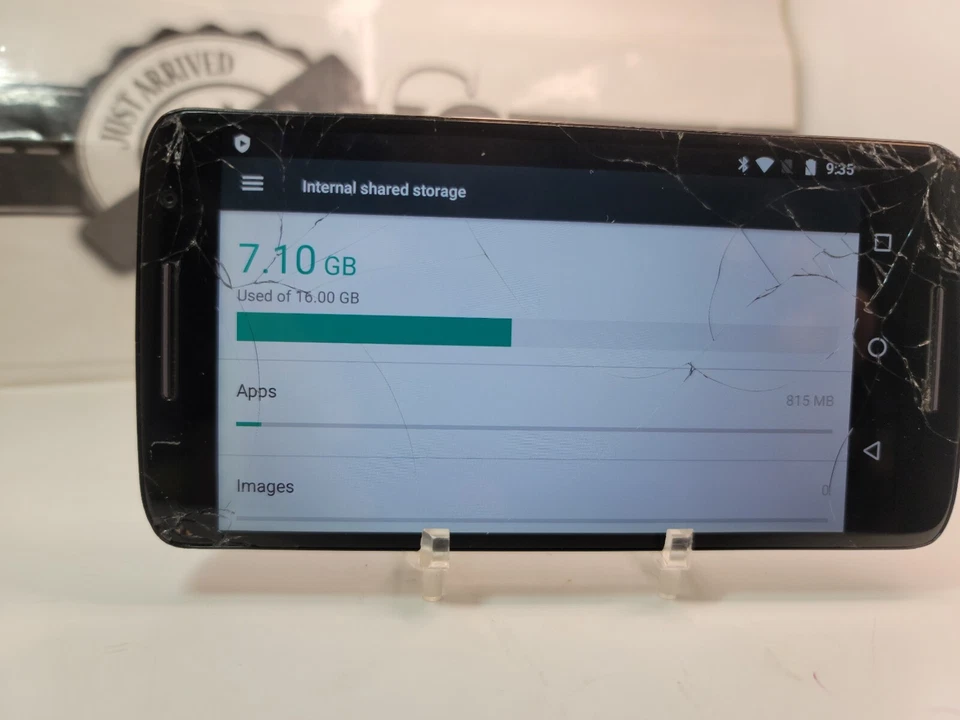 Motorola Moto X Play  / 16 GB/ Black/ GSM locked / Crack screen /For  part (F29) - Image 2 of 4