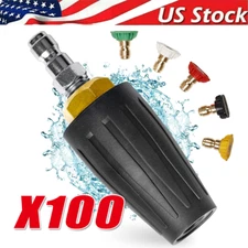 4.0GPM High Pressure Washer Rotating Turbo Nozzle Spray Tip 4000PSI 1/4" Quick