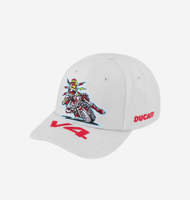 Supreme x Ducati 6-Panel Grey - 24SS | eBay