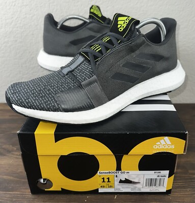 Adidas SenseBOOST Go ‘Grey Black’ EF1581 Size: Men’s US 11 UK