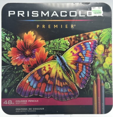 Prismacolor Premier Colored Pencils Soft Core 48 Count Brilliant