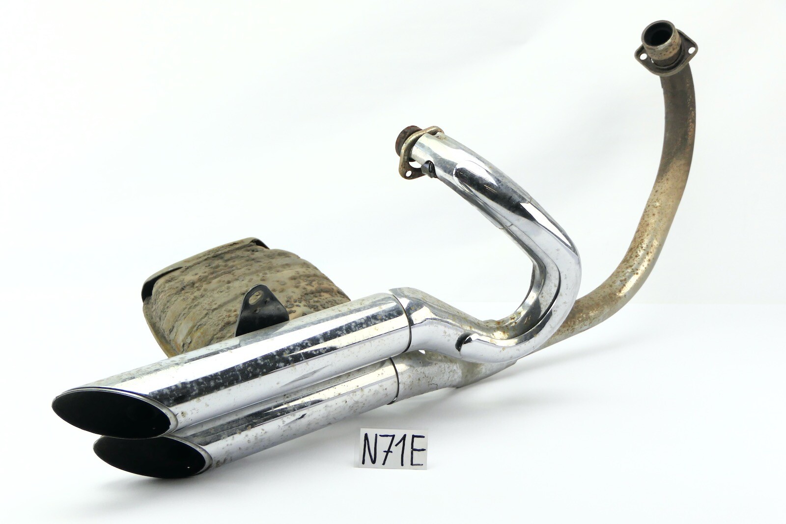 Yamaha XV 535 Virago 3BR 1994 - Silencer Exhaust Damaged N71E