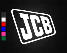 JCB TRACTOR DIGGER VINYL DECAL STICKER CAR/VAN/WALL/DOOR/LAPTOP/WINDOW