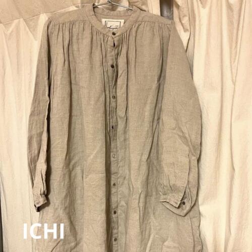 Beautiful ICHI Antiques Linen Dress Ichi Antiquites - Afbeelding 1 van 2