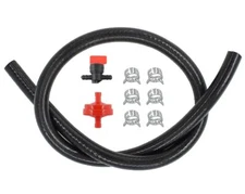 1/4" Gas Fuel Line Hose & Filter & Fuel in-Line Shut-Off Valve 698183