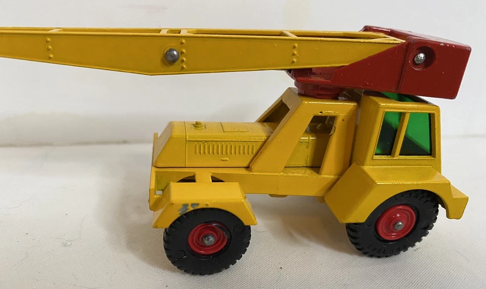 Matchbox King Size Jumbo Crane # K-14 With Box Truck Near Mint - Image 2 of 4