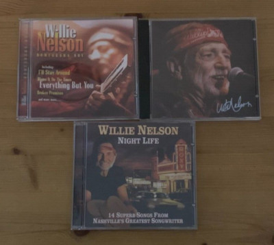 Willie Nelson 3 x CD Alben Always On My Mind, Night Life and Homegrown Boy