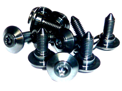 TITANIUM M5X15 Kotflügel Schraube Mit Schulter Schwarze Farbe T25 TORX