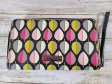 Vera Bradley "Moon Drops" Zip Around Wallet Wristlet