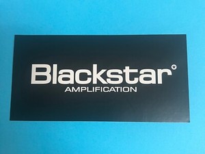 BLACKSTAR GUITAR AMPLIFICATION DECAL CASE RACK BUMPER STICKER NEW RARE LIMITED