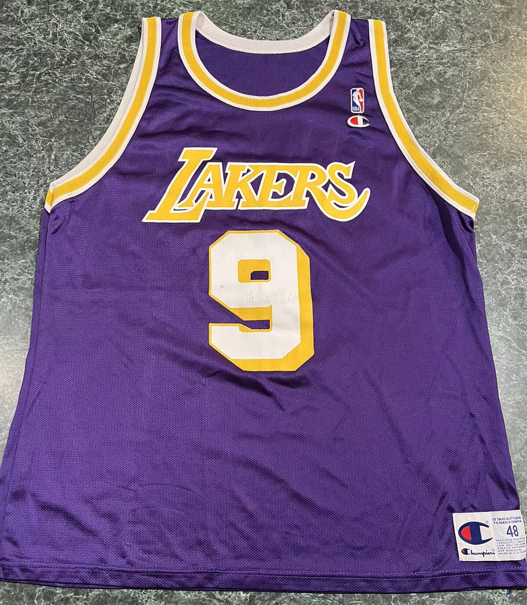 Champion LA Lakers Purple/Gold/White Nick Van Exel Jersey – Fly Vintage 87