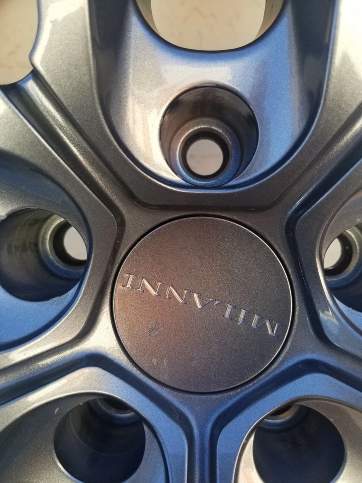 4- 22" Milanni 475 Clutch Wheels 22x9 5x4.5 5x114.3 38mm Gunmetal Rims w Tires - Image 2 of 4