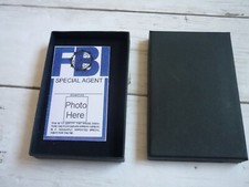 x-files replica cosplay fbi x-files special agent id card photo here diy