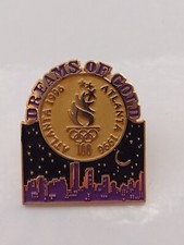 Selection of 1996 Atlanta Olympic Pins and Coins - Buy Multiple and Save!