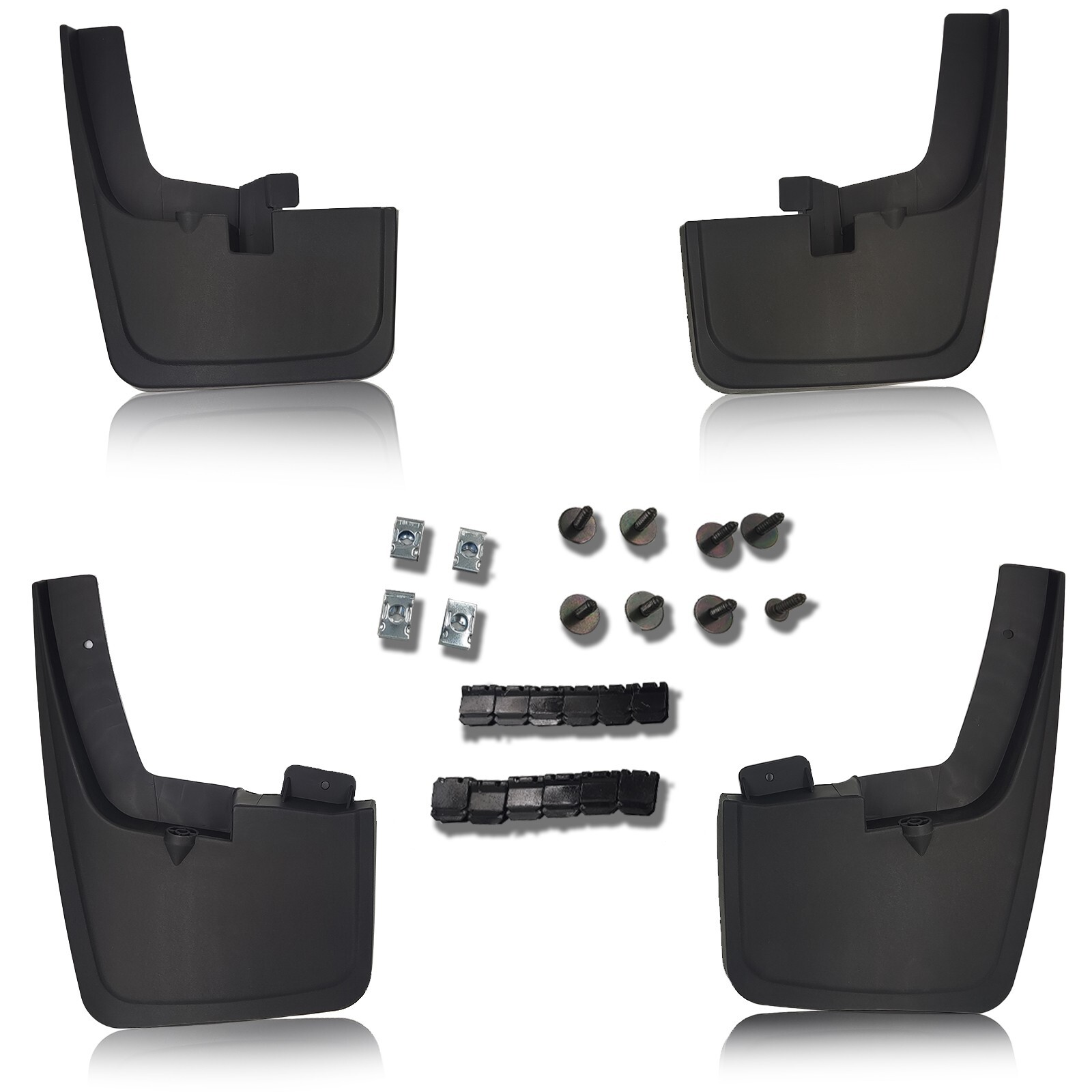 Mud Flaps Compatible with Ford F150 2015-2020 Only for Trucks with Fender Flares-image