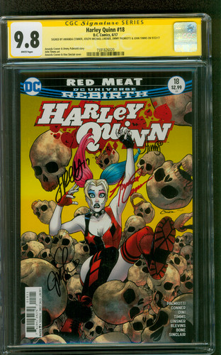 Harley Quinn 18 CGC 4XSS 9.8 Conner Palmotti Timms Joseph Linsner Batman