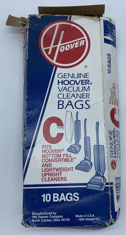Brand New Genuine Hoover Vacuum Cleaner Bags Type C, 8 New Bags