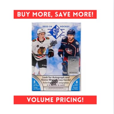 2023-24 Upper Deck SP Hockey 8-Pack Blaster Box