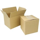 100pcs-8x6x6 Cardboard Paper Boxes Mailing Packing Shipping Box-Economic Grade