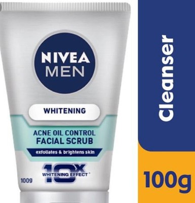 nivea men facial scrub