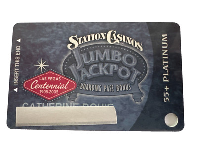 Station Casinos Hotel Players Platinum 55+ Card Rewards Slot Card Las Vegas NV
