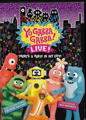 Yo Gabba Gabba!: Live!: There's a Party in My City! cover