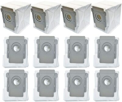 12 Packs Vacuum Bags Kit Fit iRobot Roomba Series i7+ i3+ i4+ i6+i8+ j7+s9