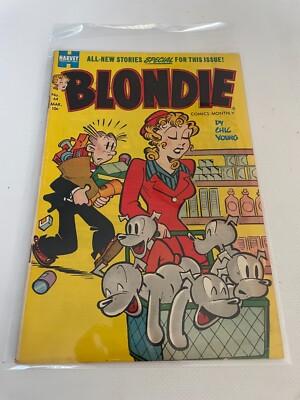 Blondie # 64 FN Harvey Comic Book Golden Age Chic Young Dagwood 7