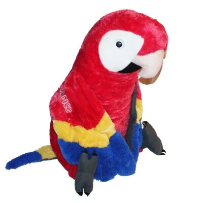 Grande peluche publicitaire Perroquet Tropico Coco 60 cm - Photo 1/4