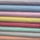 NEW - Cotton Mix - CRAFT WEIGHT LINEN WEAVE  GINGHAM  - 150cm Wide 60"