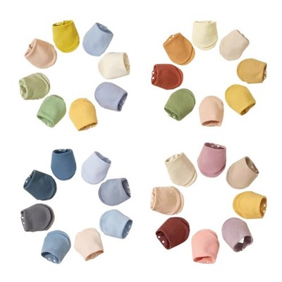 8pcs Cotton Bibs Absorbent Baby Feeding Bibs Comfortable & Functional Baby Towel