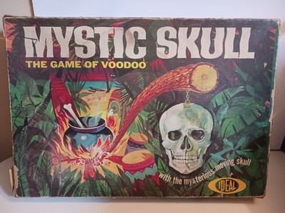 Vintage IDEAL 1964 MYSTIC SKULL The Game of Voodoo 