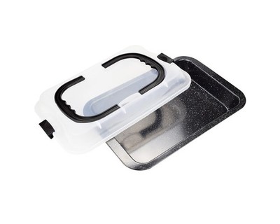 Backform Auflaufform Backblech tragbar Antihaft Kuchenbackform 37 cm
