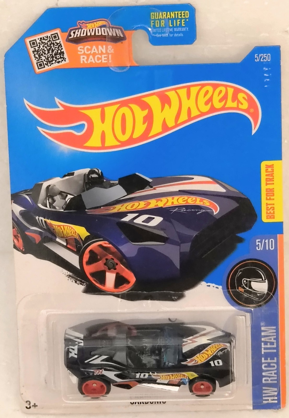 Hot Wheels 2016 Super Treasure Hunt CARBONIC W/Protector Real Riders #5/250