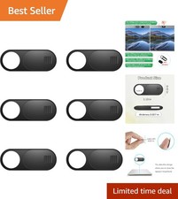 6-Pack Ultra-Thin Webcam Cover Slide for Laptops  Tablets - Privacy Protection