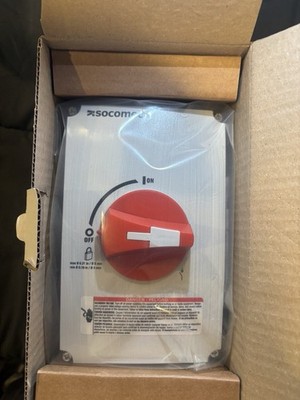Socomec Sirco Enclosed Switch 22243506 with Red Handle M2 60A
