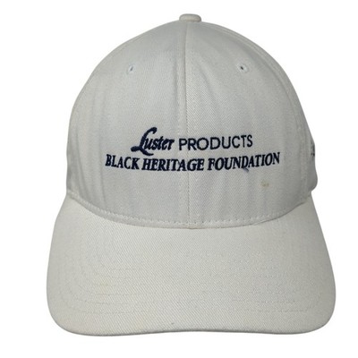 Luster Products Black Heritage Foundation Fitted Hat Beige XL Flexfit